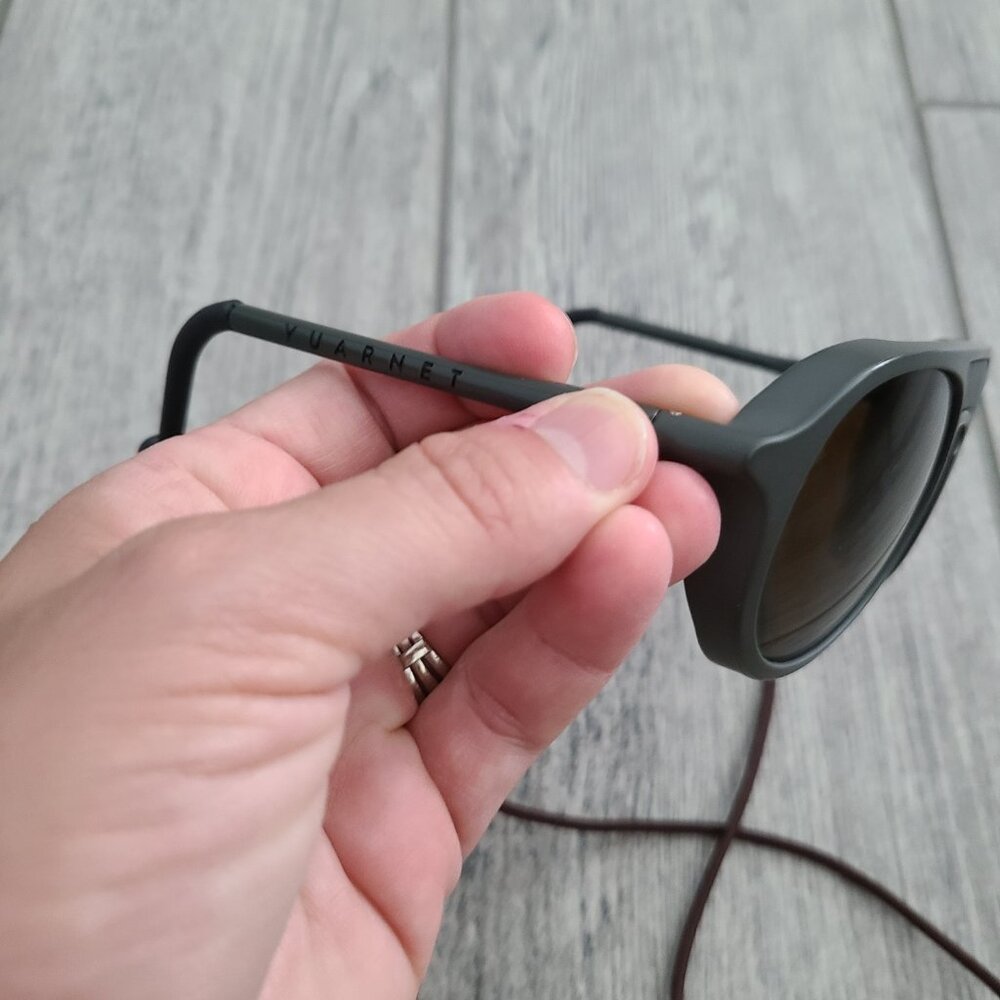 Vuarnet Ice Glacier Sunglasses Matte Green with Brown Lenses - Picture 9 of 13